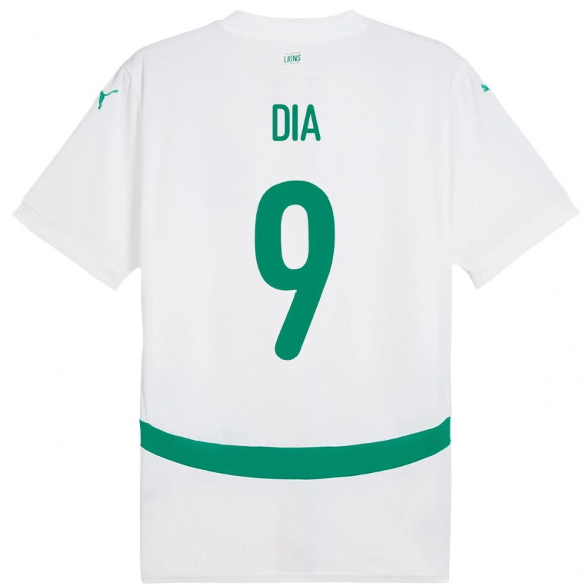 Danxen Kid Senegal Boulaye Dia #9 White Home Jersey 24-26 T-Shirt