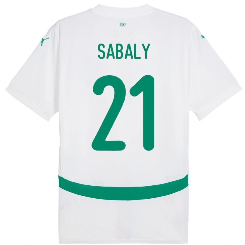 Danxen Kid Senegal Cheikh Sabaly #21 White Home Jersey 24-26 T-Shirt