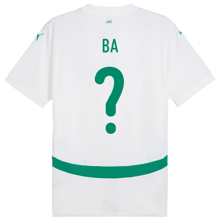 Danxen Kid Senegal Ousmane Ba #0 White Home Jersey 24-26 T-Shirt