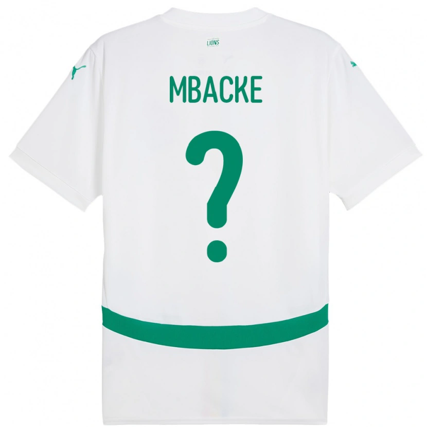 Danxen Kid Senegal Mamadou Mbacke #0 White Home Jersey 24-26 T-Shirt