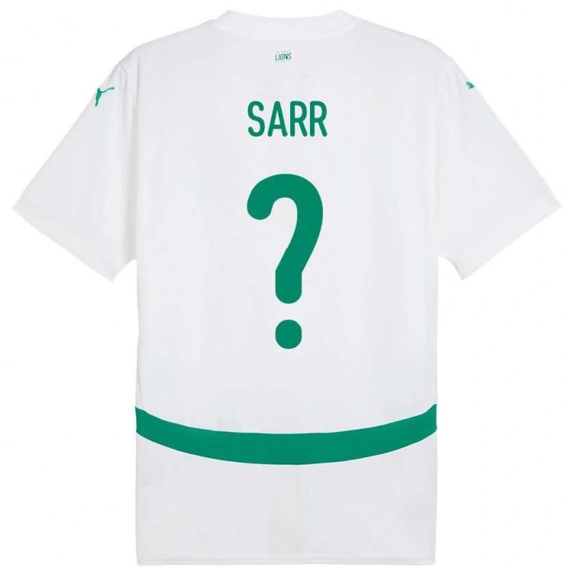 Danxen Kid Senegal Assane Sarr #0 White Home Jersey 24-26 T-Shirt