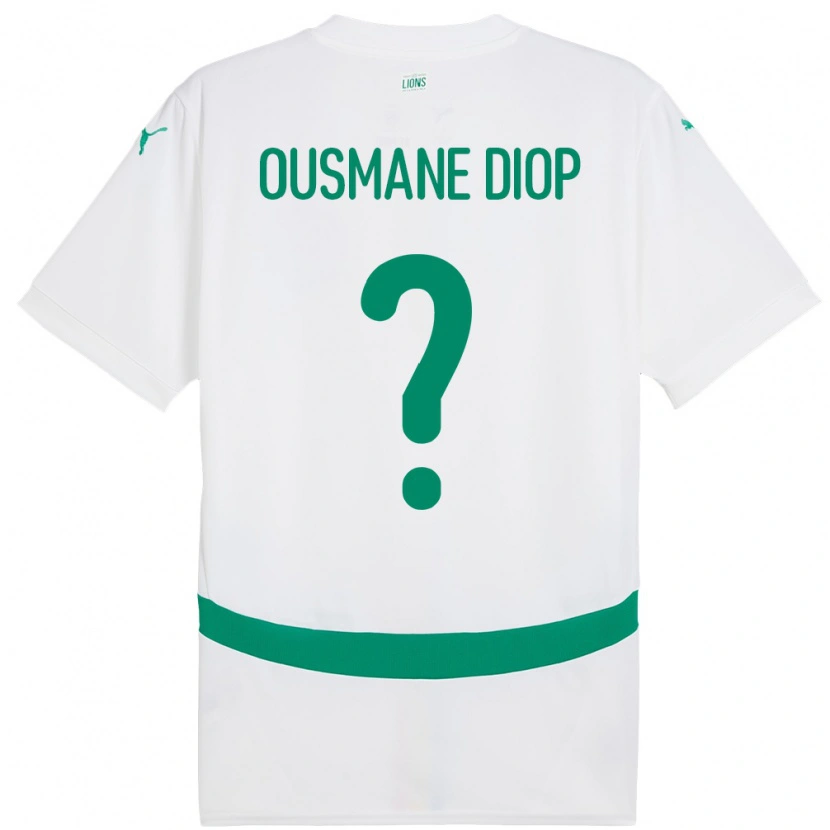 Danxen Kid Senegal Tafsir Ousmane Diop #0 White Home Jersey 24-26 T-Shirt