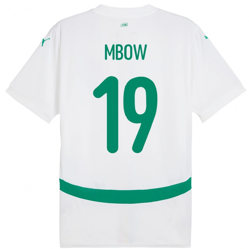 Danxen Kid Senegal Mapenda Mbow #19 White Home Jersey 24-26 T-Shirt