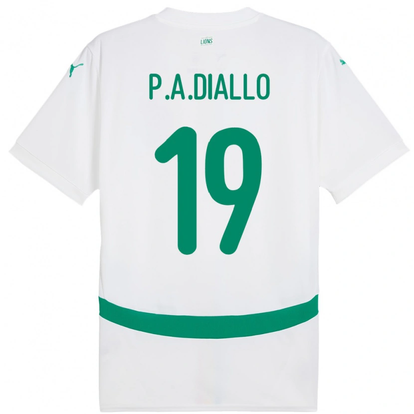 Danxen Kid Senegal Papa Amadou Diallo #19 White Home Jersey 24-26 T-Shirt