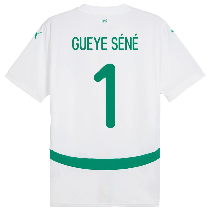 Danxen Kid Senegal Thiaba Gueye Sene #1 White Home Jersey 24-26 T-Shirt