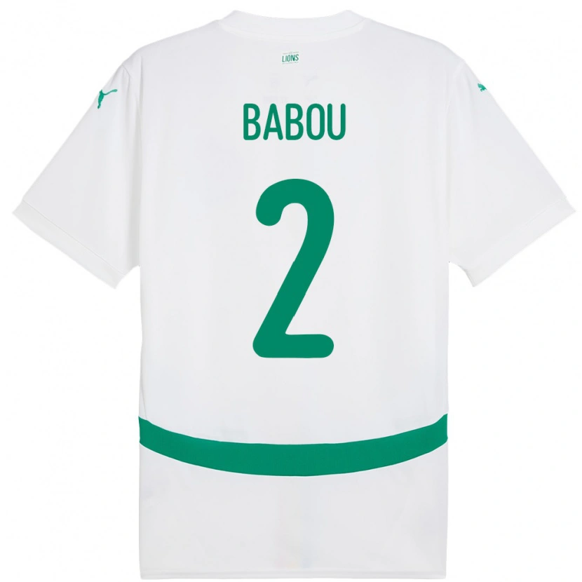 Danxen Kid Senegal Marieme Babou #2 White Home Jersey 24-26 T-Shirt