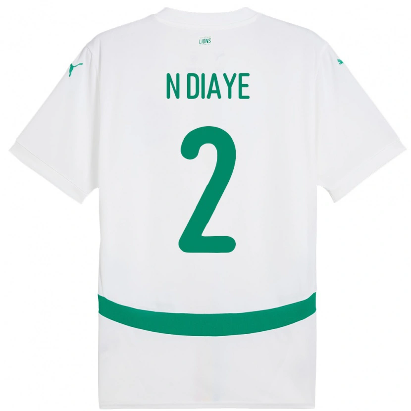 Danxen Kid Senegal Moussa N Diaye #2 White Home Jersey 24-26 T-Shirt