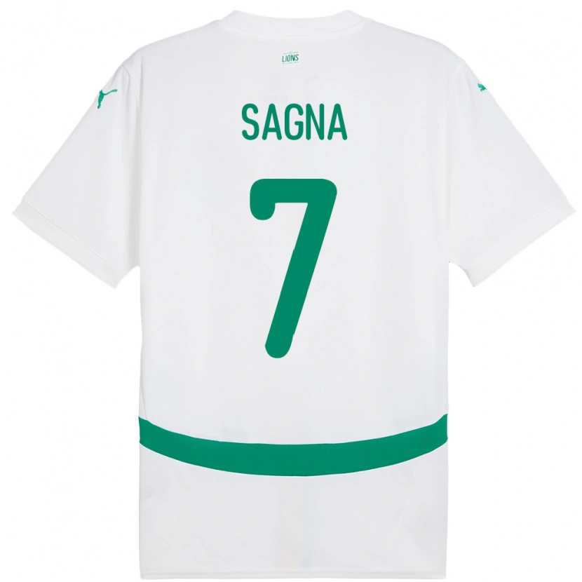 Danxen Kid Senegal Amadou Sagna #7 White Home Jersey 24-26 T-Shirt