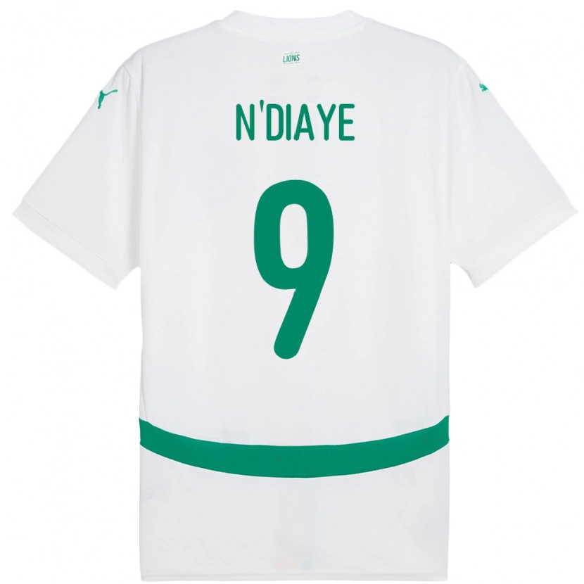 Danxen Kid Senegal Dialy N Diaye #9 White Home Jersey 24-26 T-Shirt