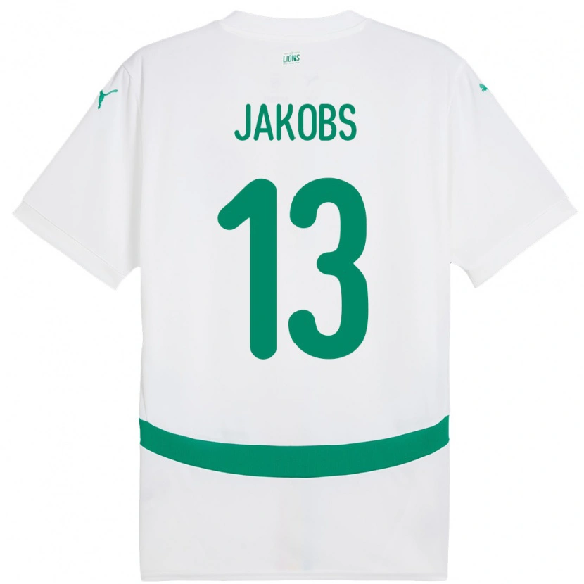 Danxen Kid Senegal Ismail Jakobs #13 White Home Jersey 24-26 T-Shirt