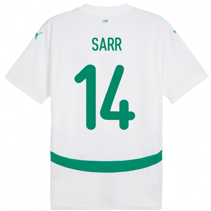 Danxen Kid Senegal Pape Sarr #14 White Home Jersey 24-26 T-Shirt