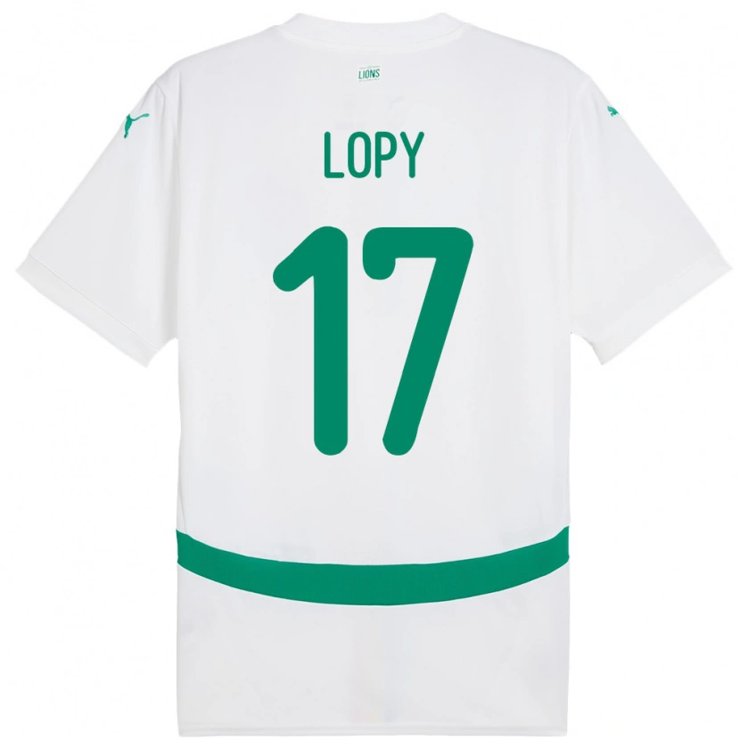 Danxen Kid Senegal Dion Lopy #17 White Home Jersey 24-26 T-Shirt