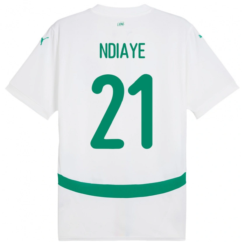 Danxen Kid Senegal Iliman Ndiaye #21 White Home Jersey 24-26 T-Shirt