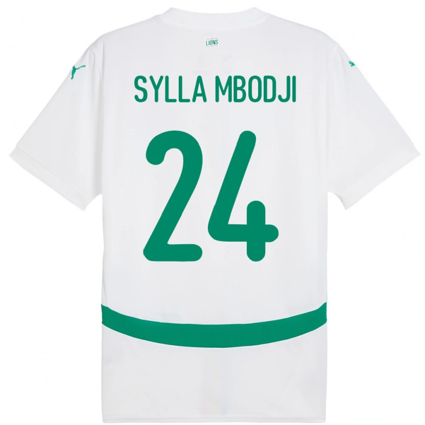 Danxen Kid Senegal Coumba Sylla Mbodji #24 White Home Jersey 24-26 T-Shirt