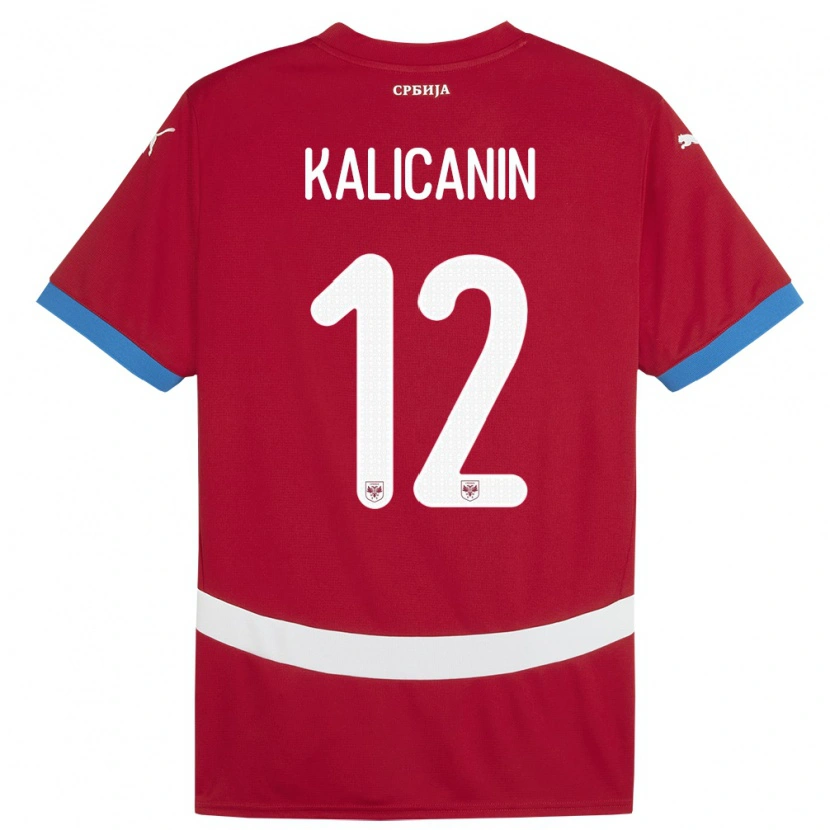 Danxen Kid Serbia Lazar Kalicanin #12 Red Home Jersey 24-26 T-Shirt