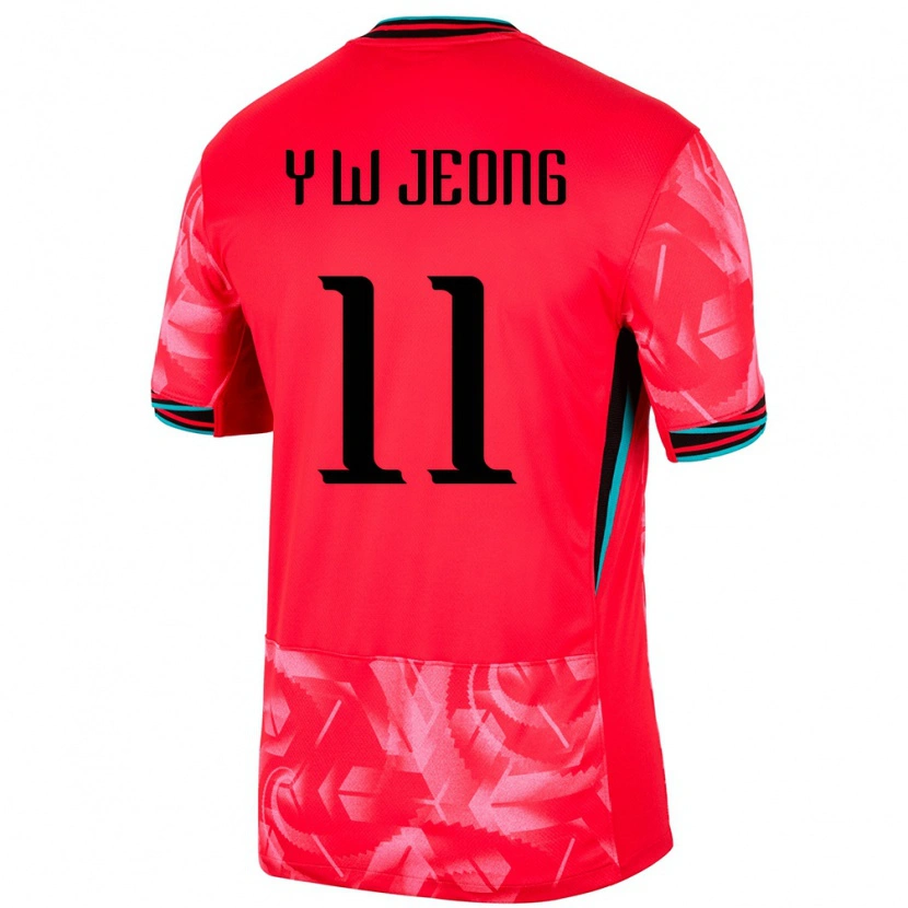 Danxen Kid South Korea Woo-Yeong Jeong #11 Red Home Jersey 24-26 T-Shirt