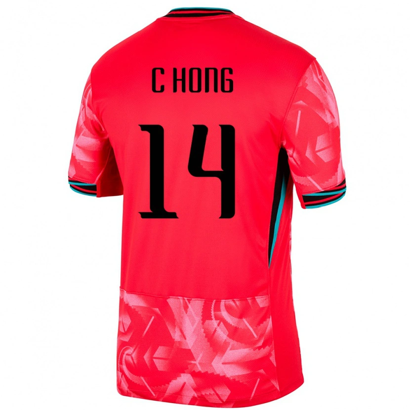 Danxen Kid South Korea Chul Hong #14 Red Home Jersey 24-26 T-Shirt