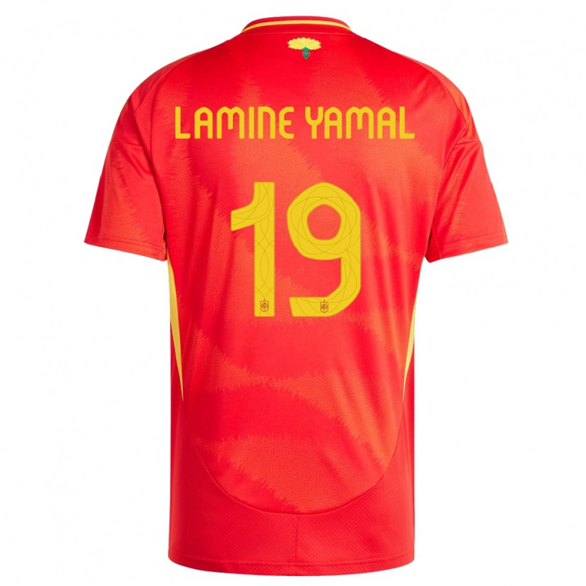 Danxen Kid Spain Lamine Yamal #19 Red Home Jersey 24-26 T-Shirt