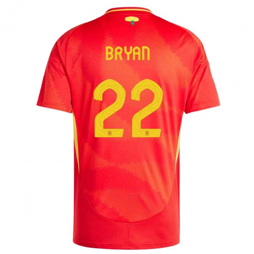 Danxen Kid Spain Bryan Gil #22 Red Home Jersey 24-26 T-Shirt