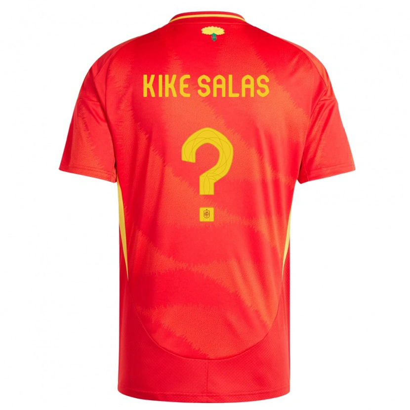 Danxen Kid Spain Kike Salas #0 Red Home Jersey 24-26 T-Shirt