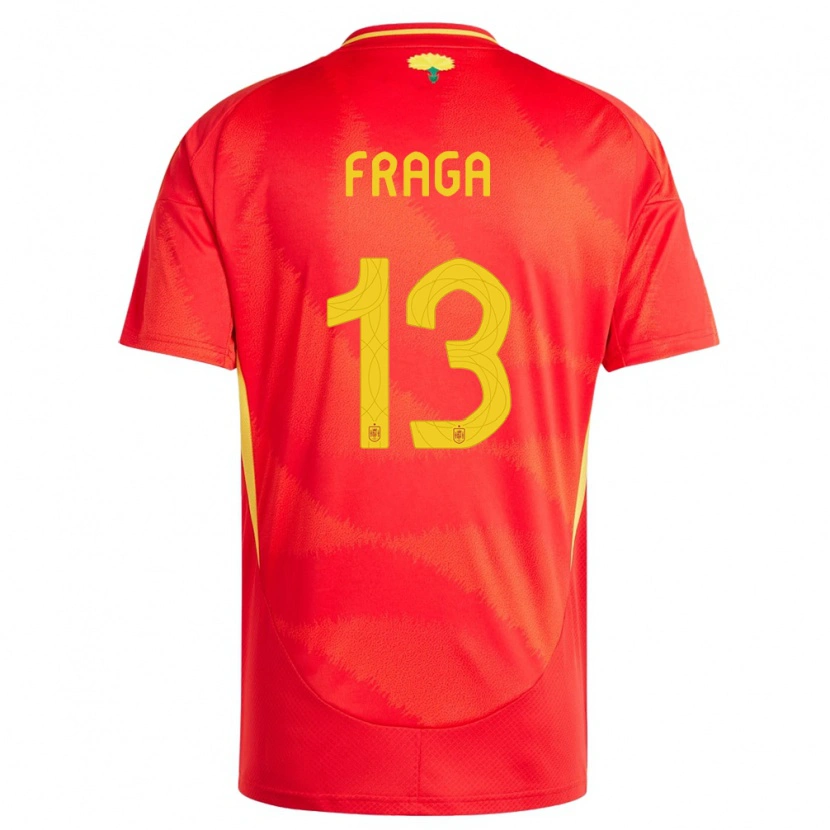 Danxen Kid Spain Aitor Fraga #13 Red Home Jersey 24-26 T-Shirt