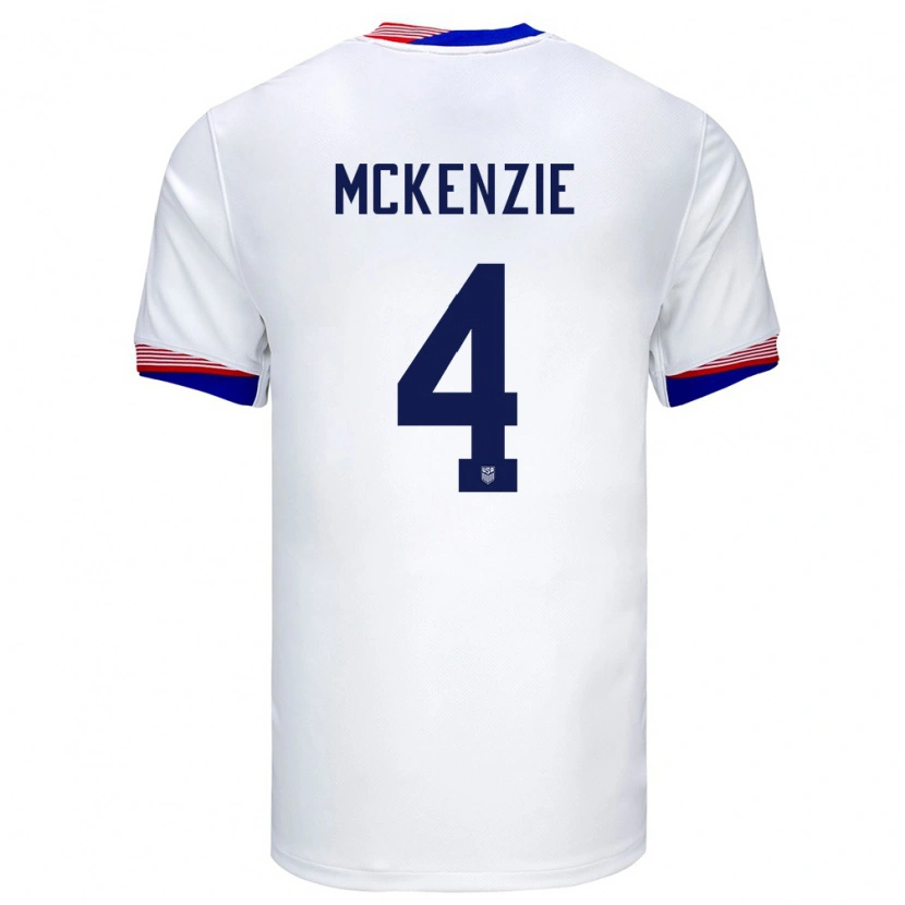 Danxen Kid United States Mark Mckenzie #4 White Home Jersey 24-26 T-Shirt