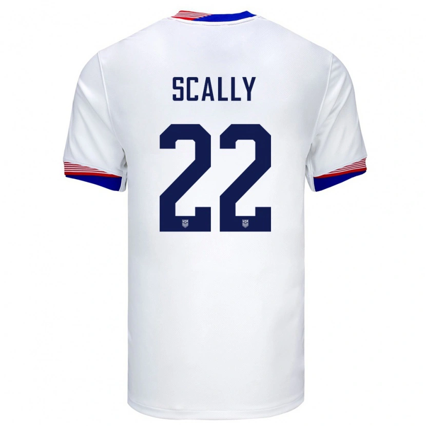 Danxen Kid United States Joe Scally #22 White Home Jersey 24-26 T-Shirt