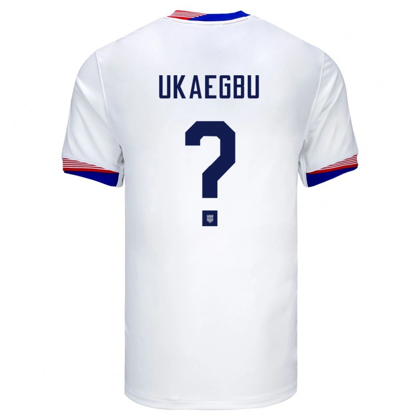 Danxen Kid United States Chibuike Ukaegbu #0 White Home Jersey 24-26 T-Shirt