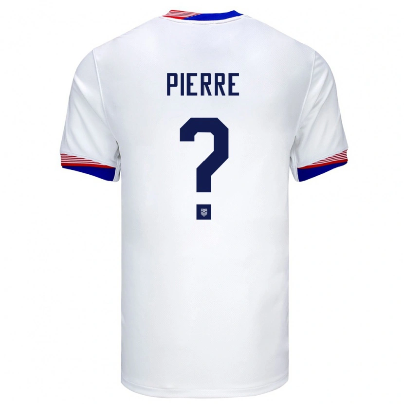 Danxen Kid United States Neil Pierre #0 White Home Jersey 24-26 T-Shirt