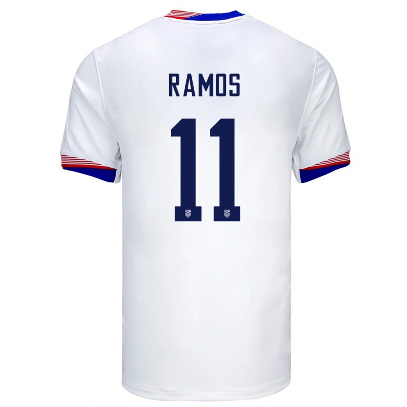 Danxen Kid United States Rubén Ramos #11 White Home Jersey 24-26 T-Shirt