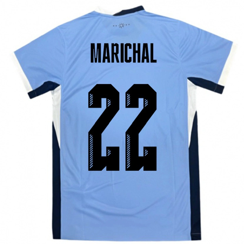 Danxen Kid Uruguay Nicolás Marichal #22 White Black Home Jersey 24-26 T-Shirt