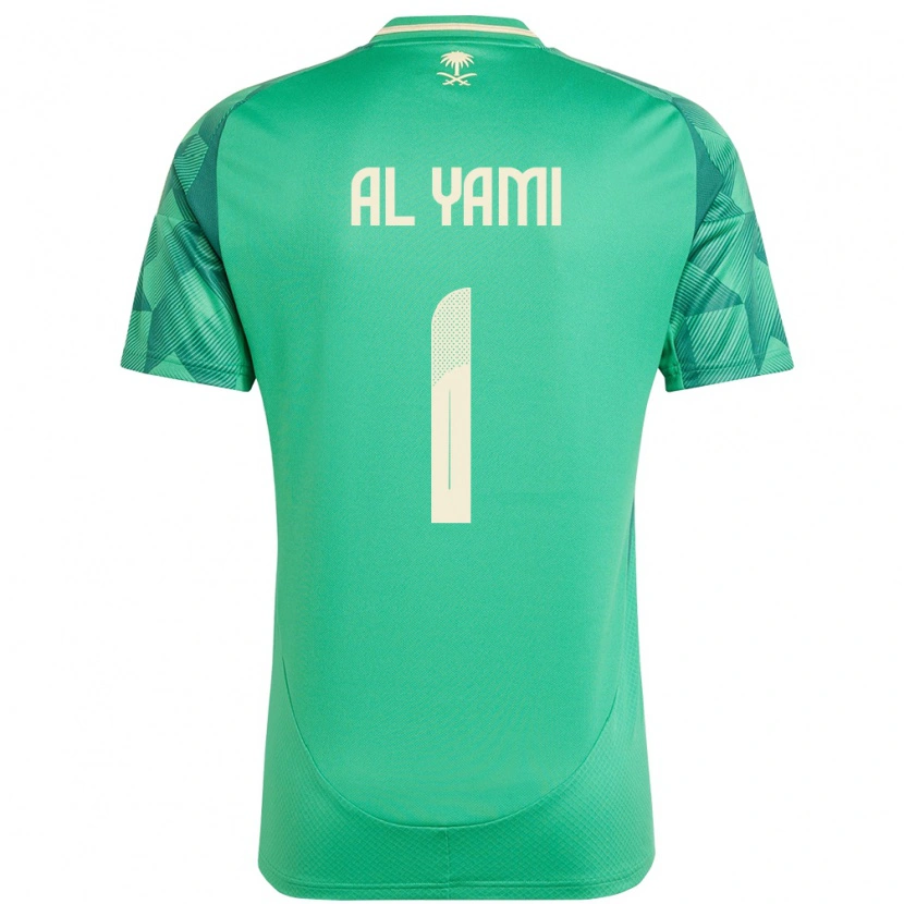 Danxen Kid Saudi Arabia Mohammed Al-Yami #1 Green Home Jersey 24-26 T-Shirt