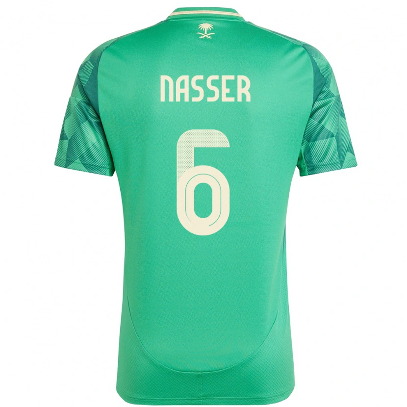 Danxen Kid Saudi Arabia Nasser Al-Dawsari #6 Green Home Jersey 24-26 T-Shirt