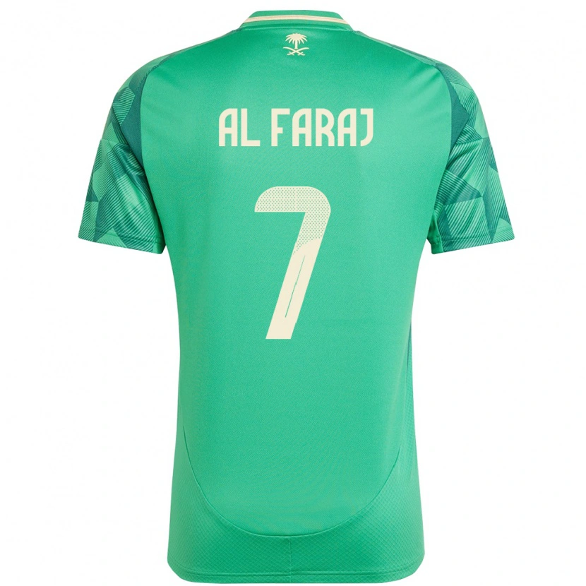 Danxen Kid Saudi Arabia Salman Al-Faraj #7 Green Home Jersey 24-26 T-Shirt