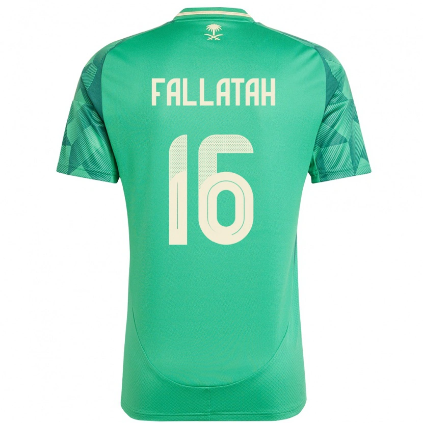 Danxen Kid Saudi Arabia Ayman Fallatah #16 Green Home Jersey 24-26 T-Shirt