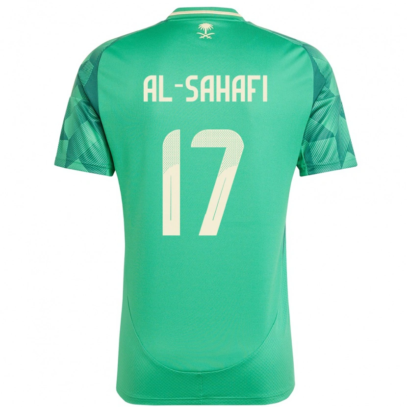 Danxen Kid Saudi Arabia Marwan Al-Sahafi #17 Green Home Jersey 24-26 T-Shirt