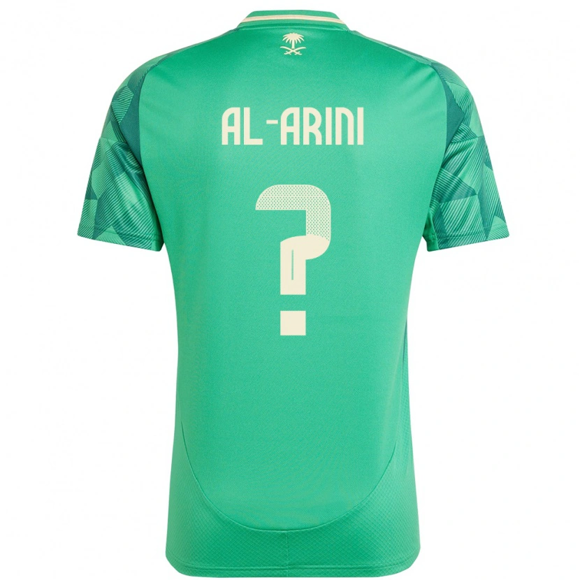 Danxen Kid Saudi Arabia Bassem Al-Arini #0 Green Home Jersey 24-26 T-Shirt