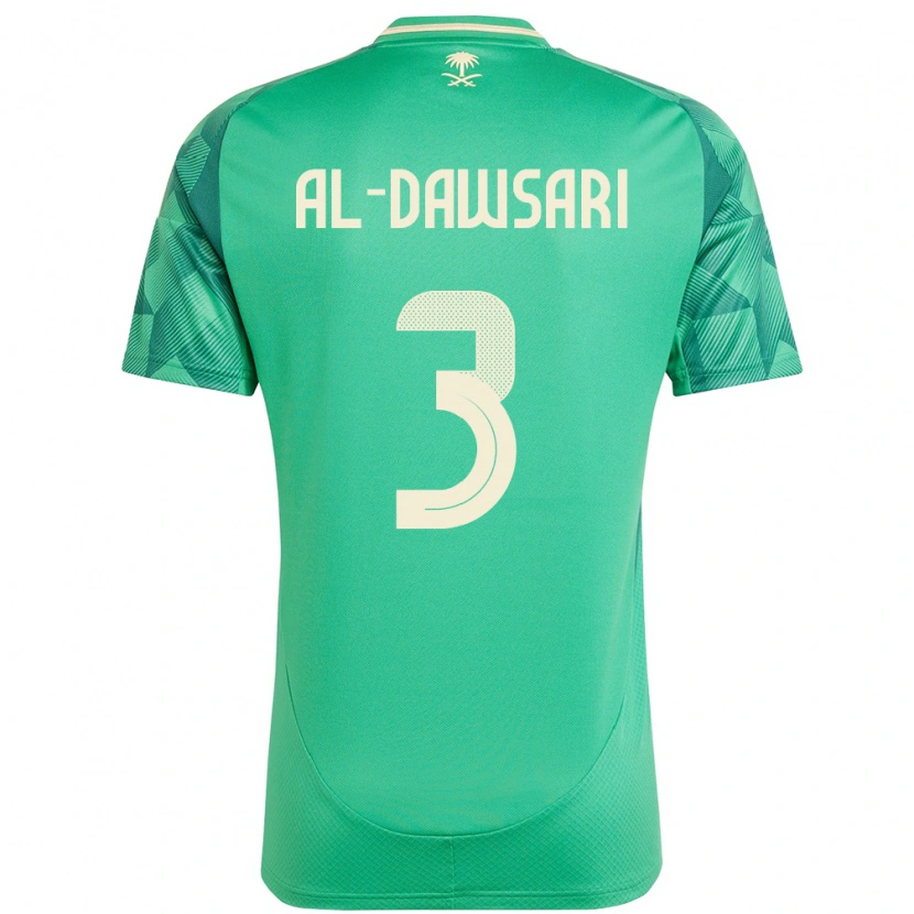 Danxen Kid Saudi Arabia Mohammed Al-Dawsari #3 Green Home Jersey 24-26 T-Shirt