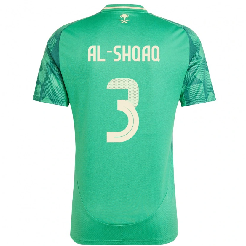 Danxen Kid Saudi Arabia Montadhar Al-Shqaq #3 Green Home Jersey 24-26 T-Shirt