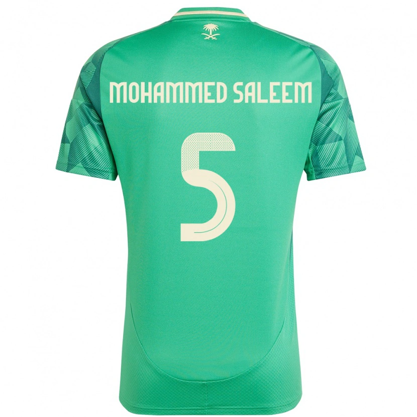 Danxen Kid Saudi Arabia Moayad Mohammed Saleem #5 Green Home Jersey 24-26 T-Shirt