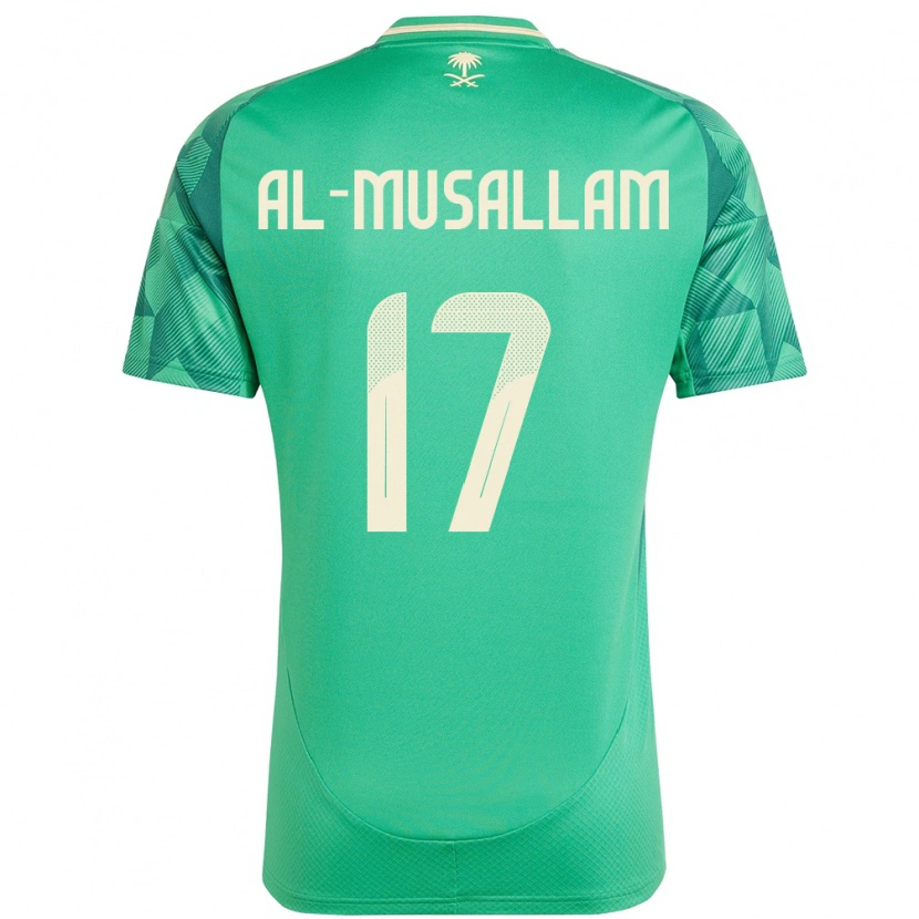 Danxen Kid Saudi Arabia Hassan Al-Musallam #17 Green Home Jersey 24-26 T-Shirt