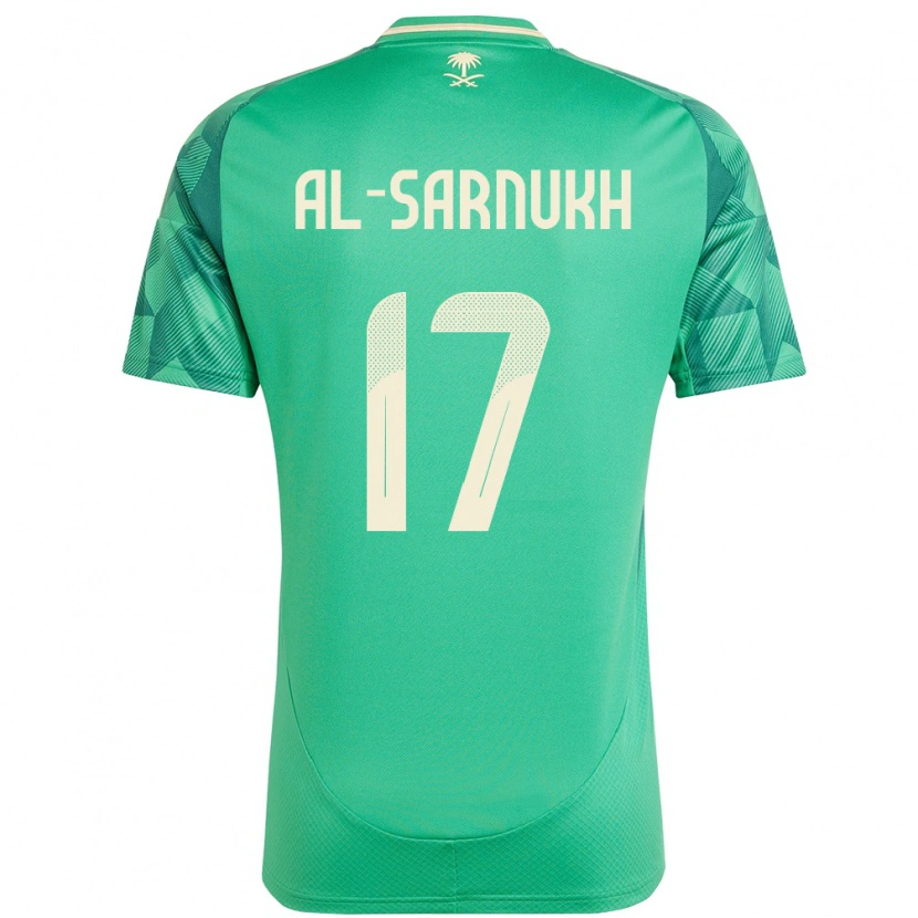 Danxen Kid Saudi Arabia Mohamed Al-Sarnukh #17 Green Home Jersey 24-26 T-Shirt