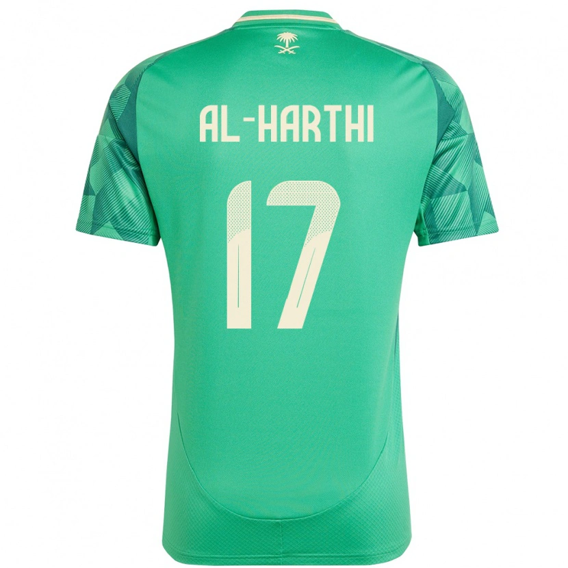 Danxen Kid Saudi Arabia Adel Al-Harthi #17 Green Home Jersey 24-26 T-Shirt