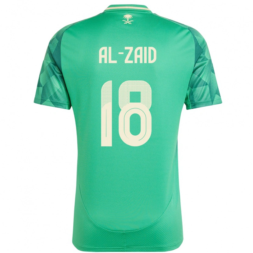 Danxen Kid Saudi Arabia Suhayb Al-Zaid #18 Green Home Jersey 24-26 T-Shirt