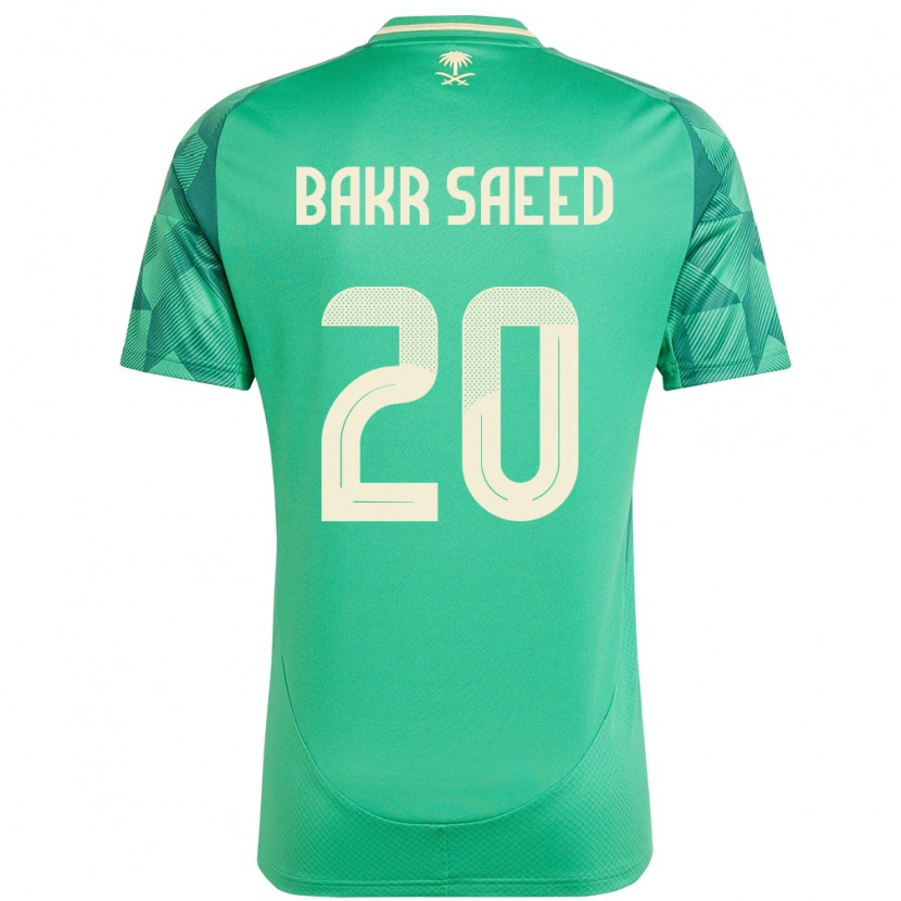 Danxen Kid Saudi Arabia Abu Bakr Saeed #20 Green Home Jersey 24-26 T-Shirt