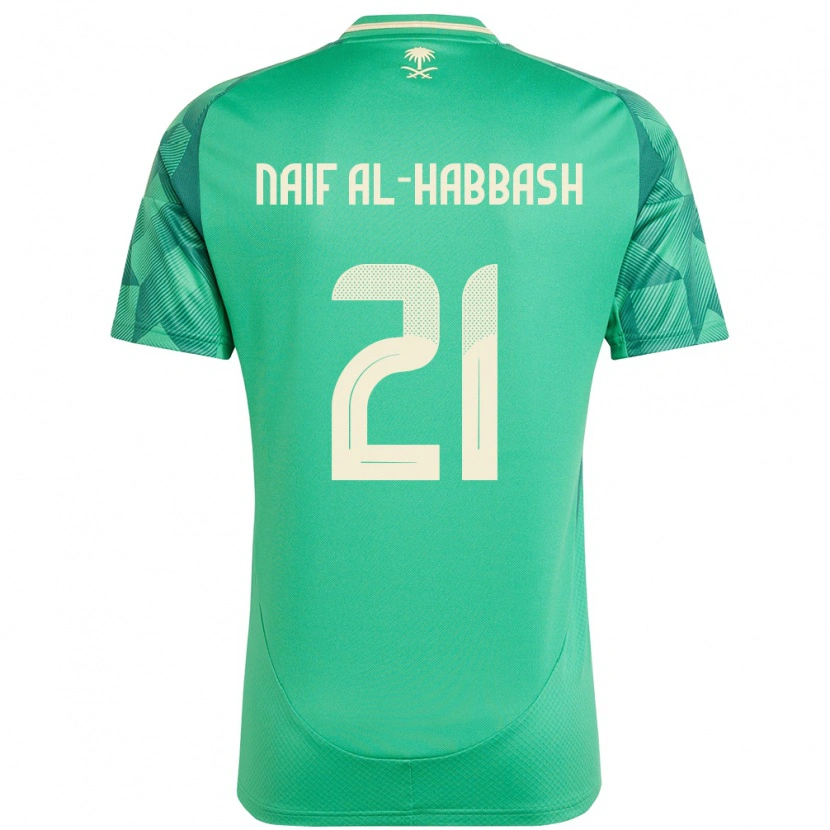 Danxen Kid Saudi Arabia Azzam Naif Al-Habbash #21 Green Home Jersey 24-26 T-Shirt