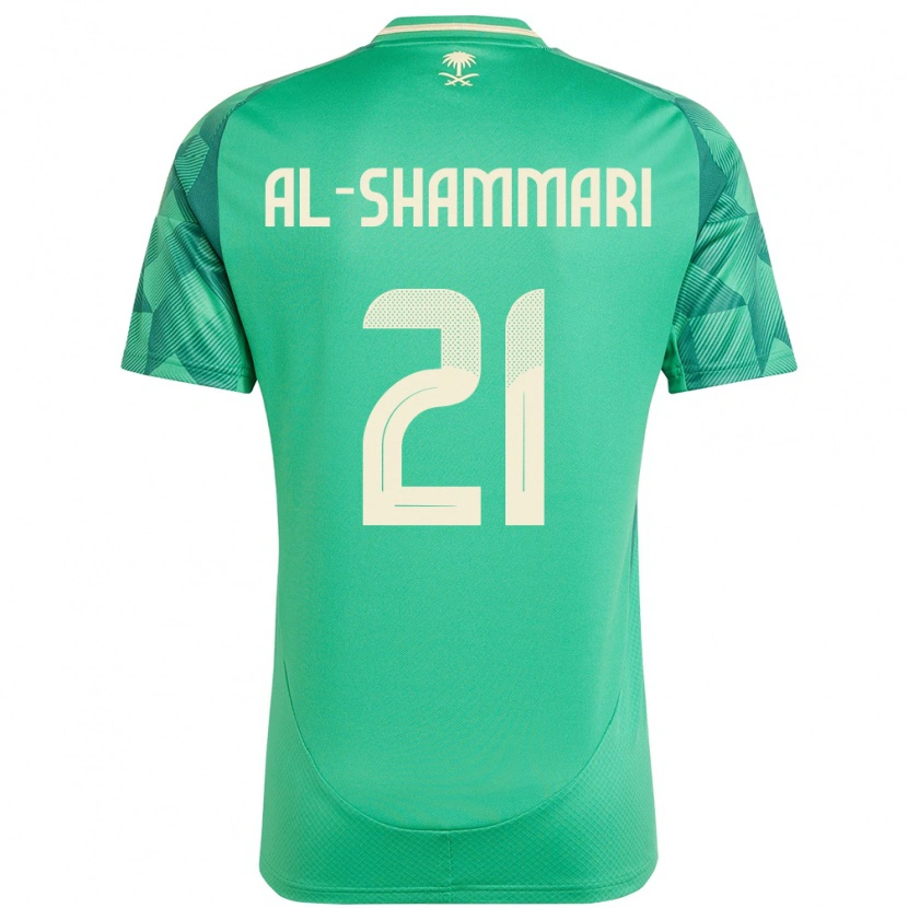 Danxen Kid Saudi Arabia Musaed Al-Shammari #21 Green Home Jersey 24-26 T-Shirt