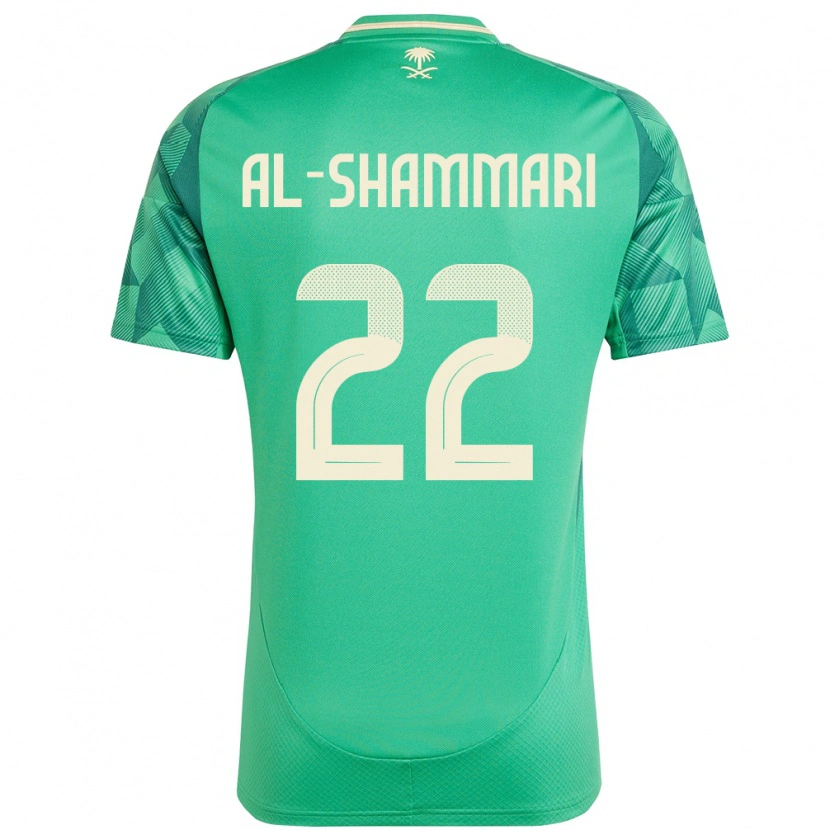 Danxen Kid Saudi Arabia Affas Al-Shammari #22 Green Home Jersey 24-26 T-Shirt