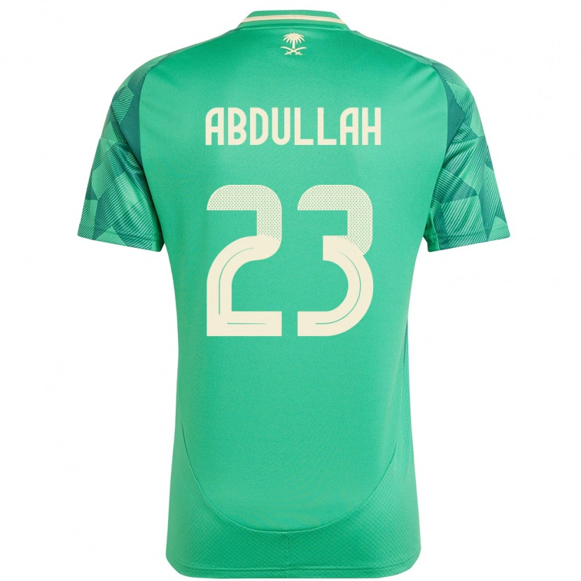 Danxen Kid Saudi Arabia Nawaf Abdullah #23 Green Home Jersey 24-26 T-Shirt