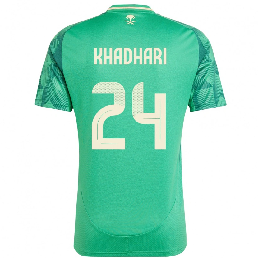 Danxen Kid Saudi Arabia Murad Khadhari #24 Green Home Jersey 24-26 T-Shirt